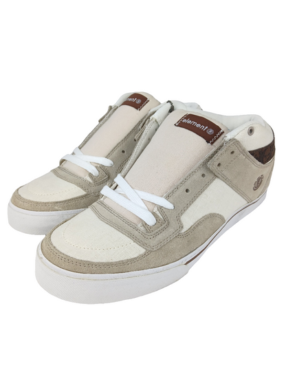 Element Griggs Tan Cream TCR Brown Skulls Print US Mens Size 11 Shoes