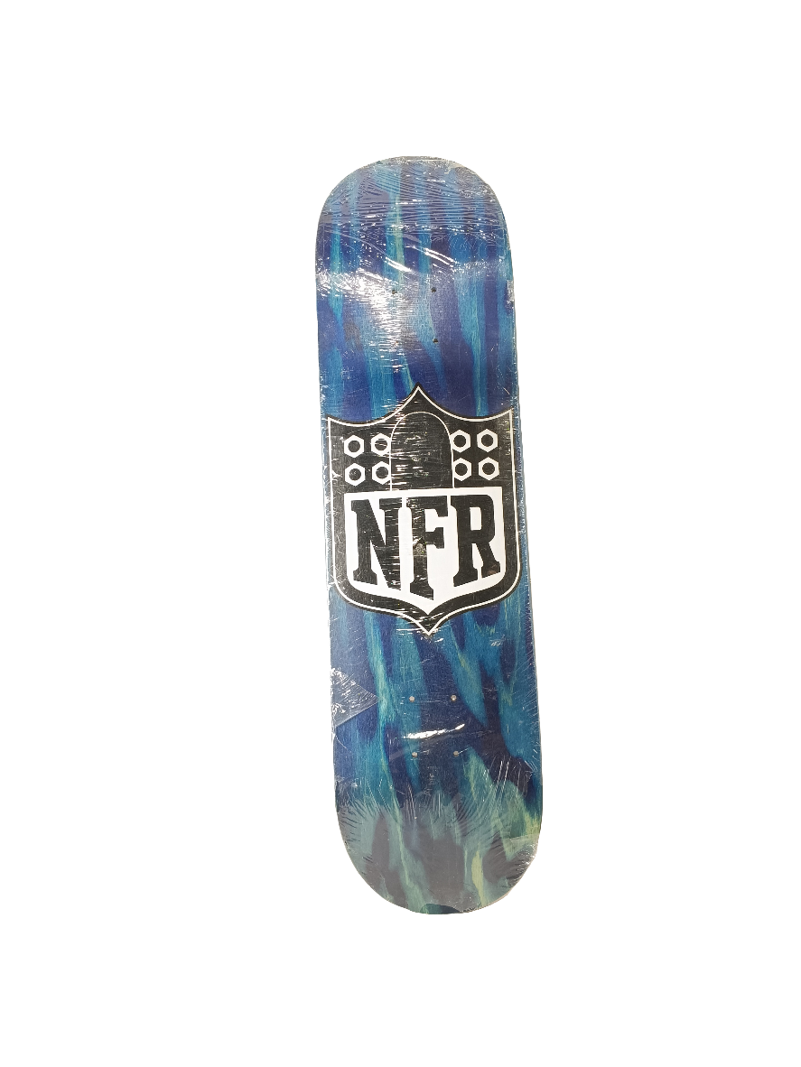 NFR National Football League Logo Blank Blue Black White Size 8.4 Skateboard Deck