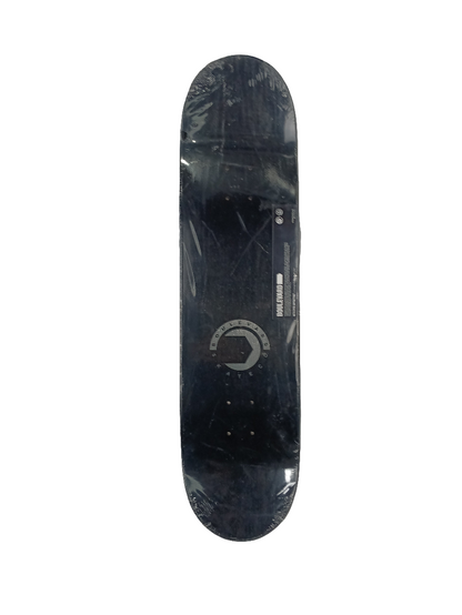 Boulevard Team Text Black Yellow Silver Size 8.e" Vintage NOS Deck