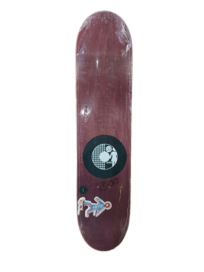 Chocolate Eric Koston Stereo 45 Series Olive Pink Size 7.5" Vintage NOS Deck