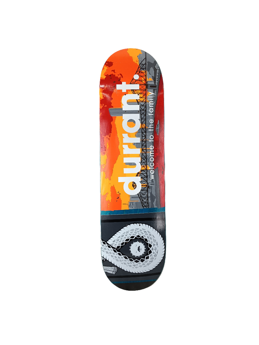 Element Dennis Durrant Welcome To The Family Debut Pro Model Orange Black Multi Size 8.4 Vintage NOS Deck