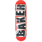 Baker Team Letters Black/Red 8.475" Skateboard Deck No Plastic