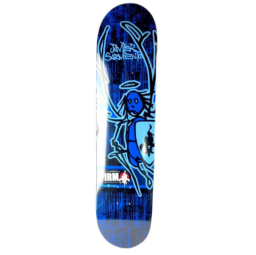 The Firm Javier Sarmiento Angel Blue Size 7.5'' Vintage NOS Deck