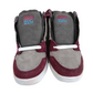 DVS Huf 5 Mid O.I. Keith Hufnagel Grey Maroon Suede - Mighty Size 10 Shoes
