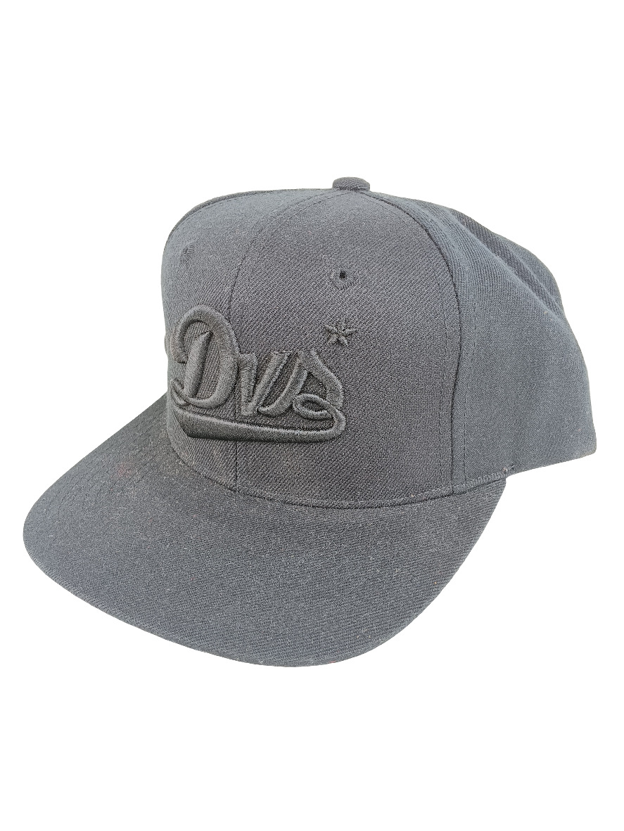 Dvs Footwear Dvs Star Black Black Vintage Snapback Hat