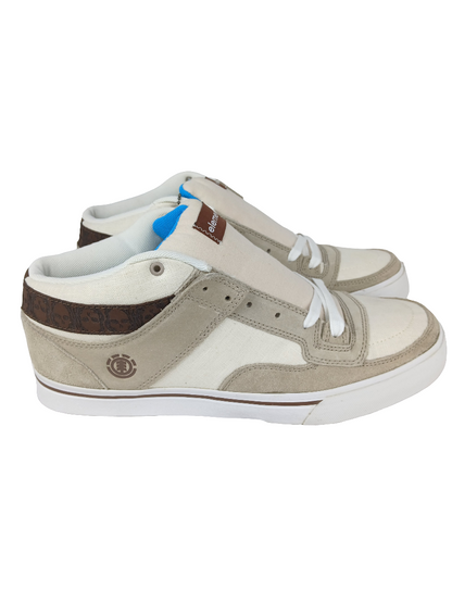 Element Griggs Tan Cream TCR Brown Skulls Print US Mens Size 11 Shoes