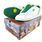 DVS Jason Dill Dill 4 White Green Leather Us Mens Size 10.5 Shoes