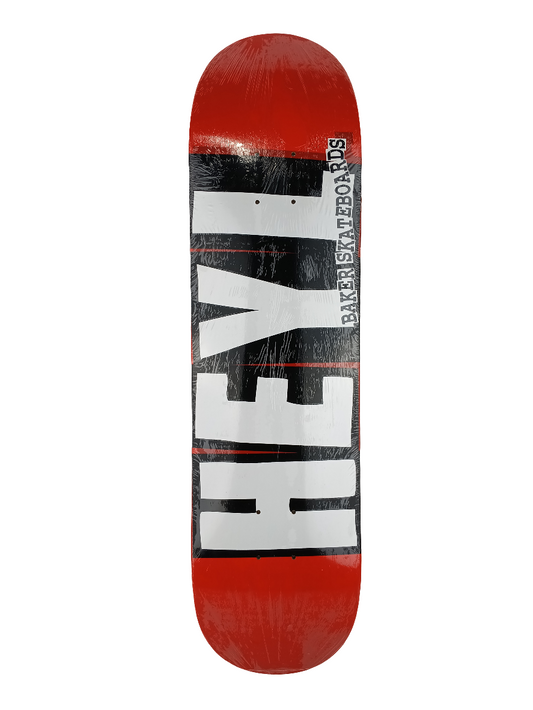 Baker Skateboards Shane Heyl Block Letters Red Black White 8.0" Deck