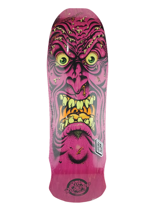 Santa Cruz Rob Roskopp Face Reissue Pink 9.5'' Skateboard Deck 2012 Reissue