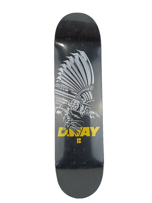 Plan B Danny Way Falcon Black Yellow Silver 8.18" Vintage NOS Deck