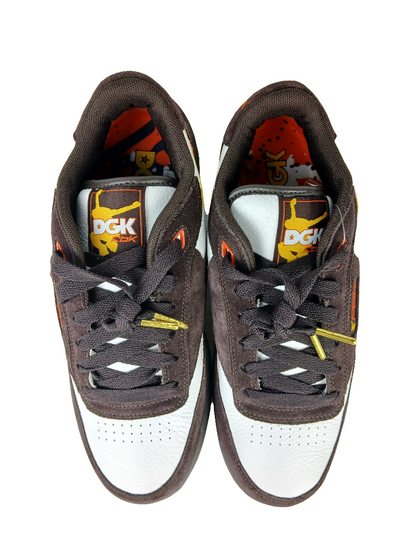 DGK X Reebok RBK Club DGK Skate White Earth Parka Yellow Gum US Mens Size 9.5 Shoes