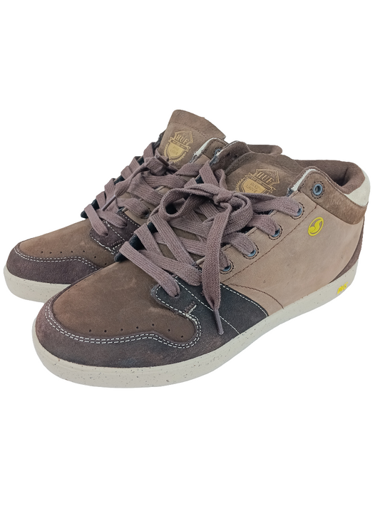 DVS Huf 5 Mid O.I. Keith Hufnagel Brown Leather Size 9.5 Shoes