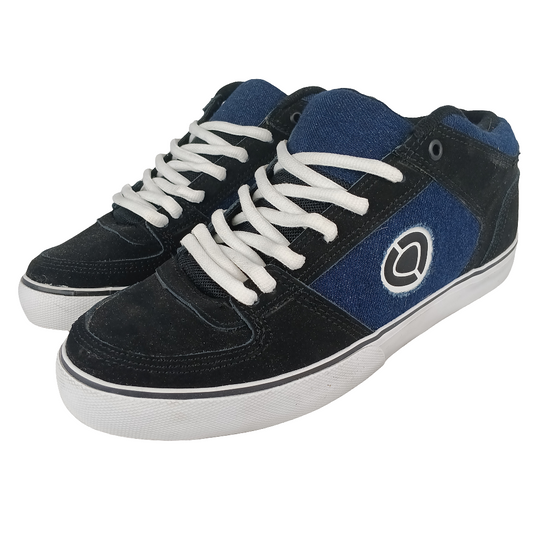 Circa Cobra Black Denim Mid 10.5 Shoes