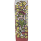 Krooked Mark Gonzales Sweatpants Flowers Burgundy Yellow Green Size 7.75" Vintage NOS Deck