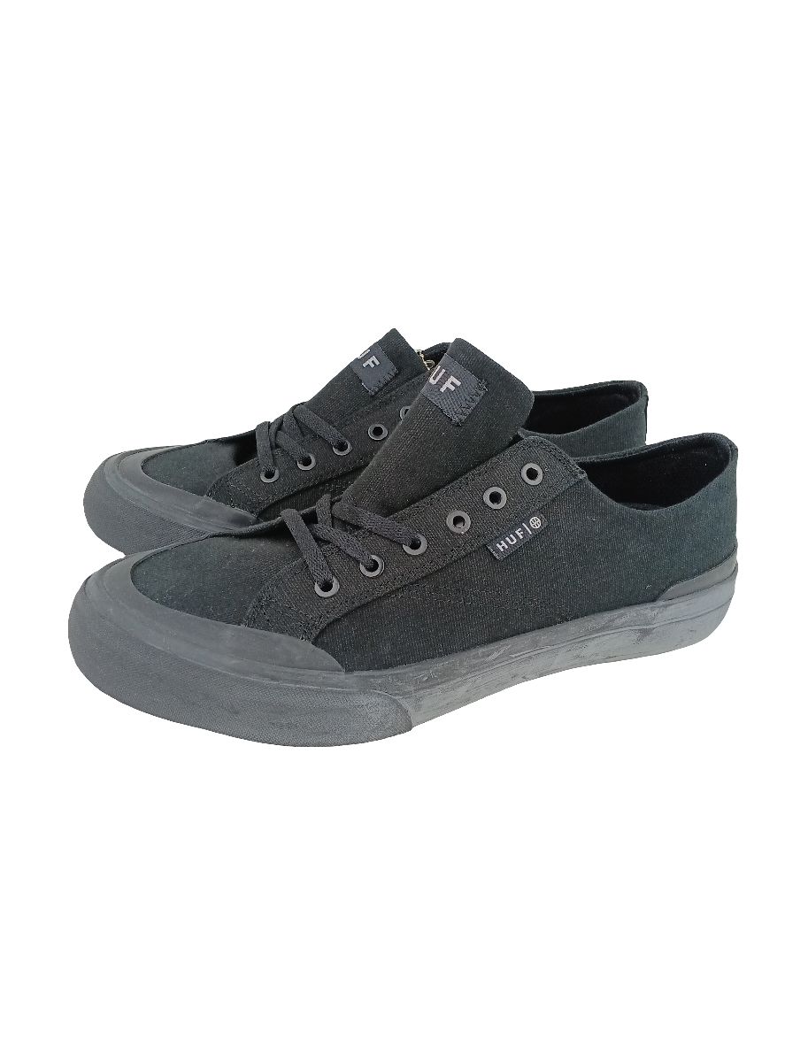 Huf Classic Lo ESS TX Black Black VCBSC008 Size 8 Shoes