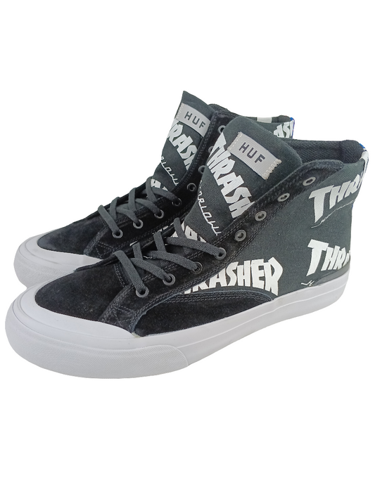 Huf X Thrasher Classic Hi Black VC65M01 Size 9.5 Shoes