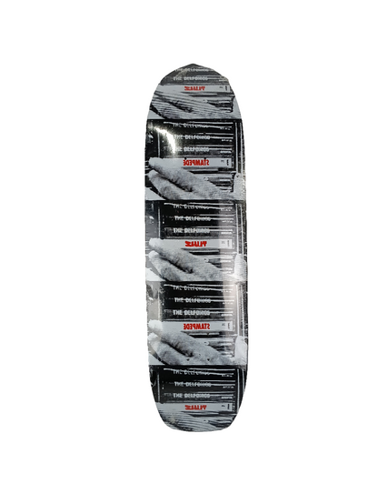 Shut Stampede Graphic Black White Size 8.75 Shaped Skateboard Deck