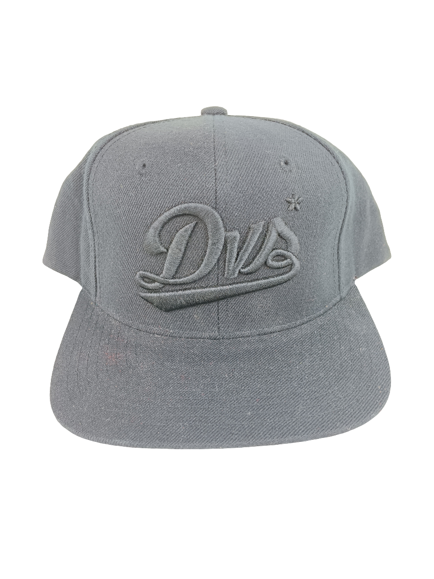 Dvs Footwear Dvs Star Black Black Vintage Snapback Hat