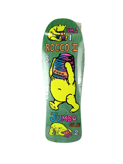 Santa Monica Airlines Rocco II Jumbo Size Green Pink Split Fade Multi Color 10" Skateboard Deck