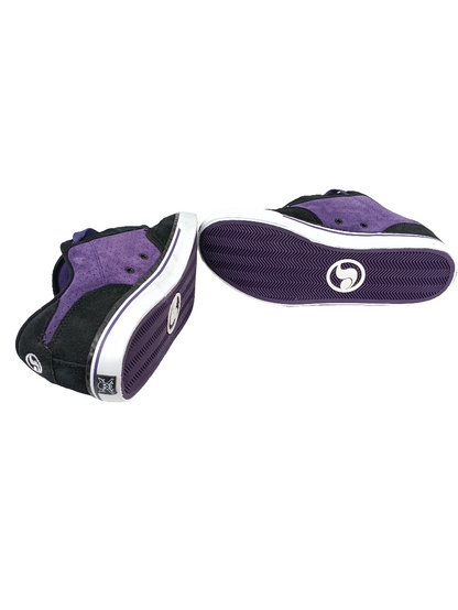DVS Dayton Black Purple Suede Size 10.5 Shoes