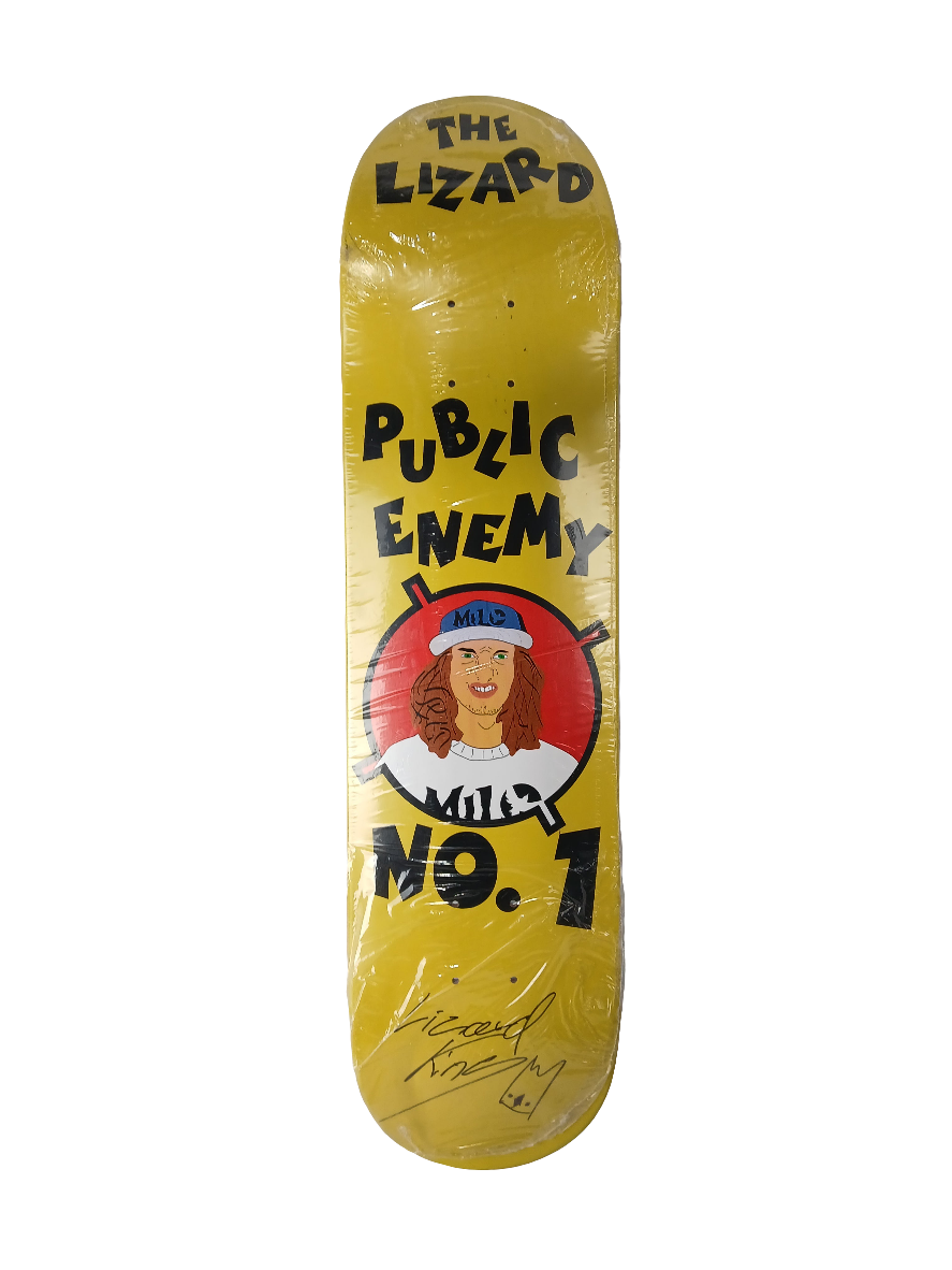 Milosprt Milosport Lizard King Autographed The Lizard Public Enemy No.1 Yellow ...
