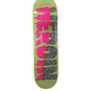 Heroin Dripping Brains Grey Yellow Pink Size 8.25" Vintage NOS Deck