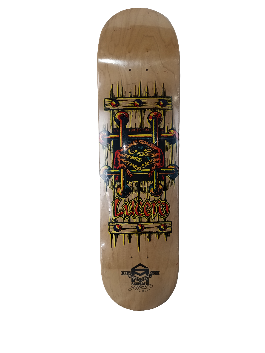 Sk8 Mafia Lucero Guest Model Blank Multi Color Size 8.18 Skateboard Deck