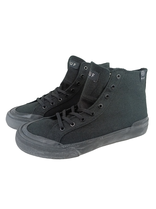 Huf Classic Hi ESS TX Black Black VCBSC012 Size 8 Shoes