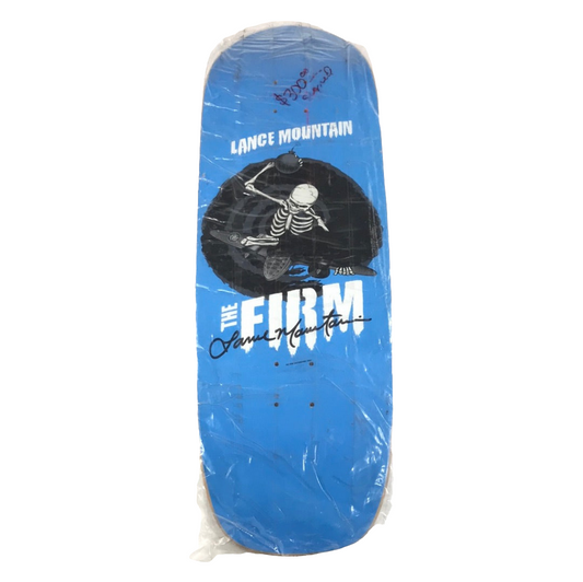 The Firm Lance Mountain Skeleton Bomb Blue Size 10'' Vintage NOS Deck