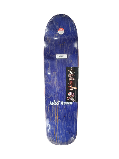 Chocolate Justin Eldridge 20 Years Select Series Purple Woodgrain Red White Size 9.00 Vintage NOS Shaped Deck