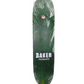 Baker Collage Graphic Black White Red Multi Color Size 8.0" Vintage NOS Deck