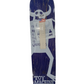 Toy Machine Shadow Monsters White Black Foil Blue Size 8.0 Vintage NOS Deck