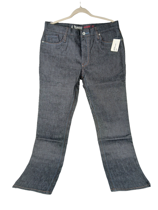 Altamont Andrew Reynolds Signature Wilshire Fit Indigo Raw Denim Size 34 Waist 32 Vintage Jeans
