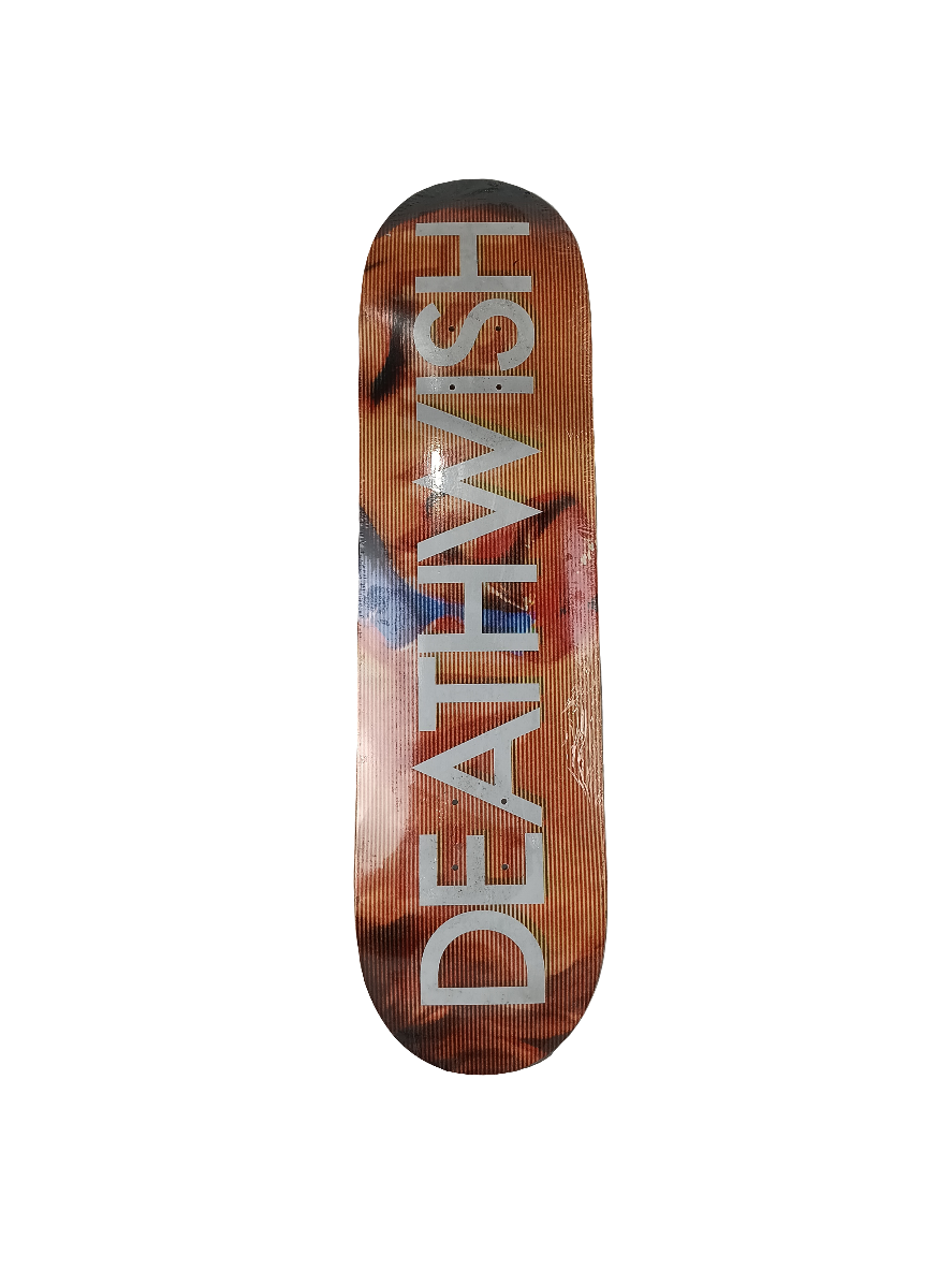 Deathwish Kiss Tan Lines White Size 8.3" Vintage NOS Deck