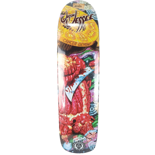 Santa Cruz Jason Jessee Planet Skinner Black Red Multicolor Powerply Size 8.5" Vintage NOS Deck