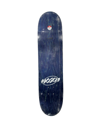 Hosoi Skateboards Richard Mulder Noseblunt Graphic Silver Foil Neon Multi Size 8.0" Vintage NOS Deck