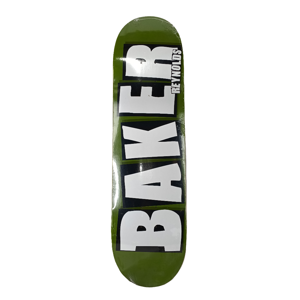 Baker Andrew Reynolds Olive Green Black White Size 8.475" Vintage NOS Deck