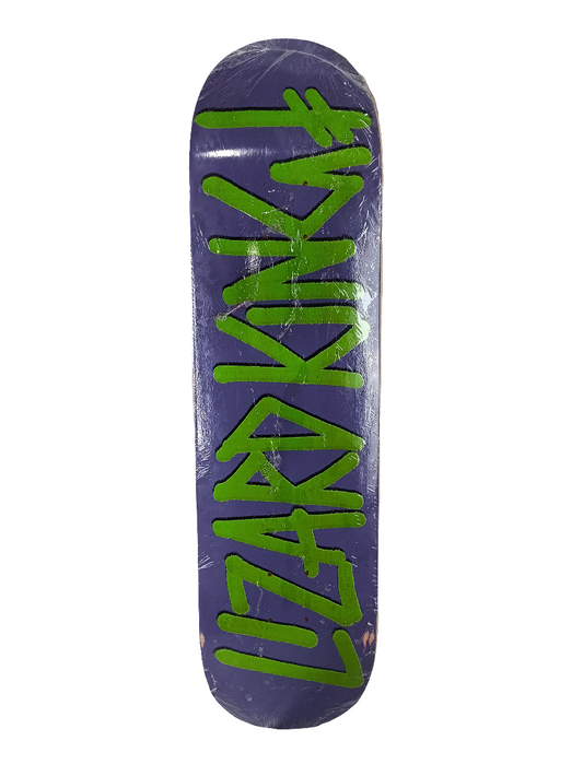 Deathwish Lizard King Green Purple Size 8.25" Vintage NOS Deck