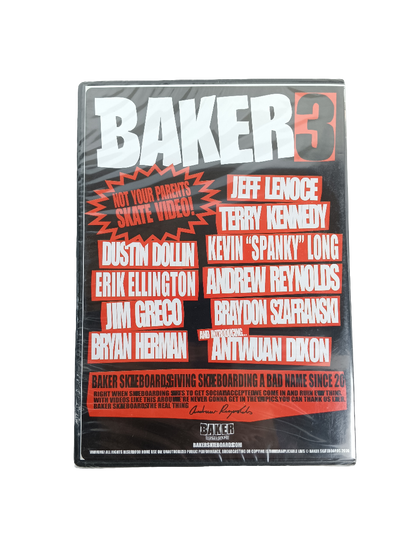 Baker Skateboards Baker 3 2005 Sealed DVD Video