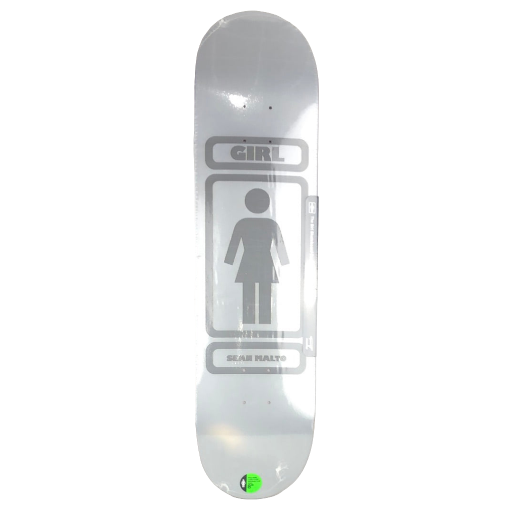 Girl Sean Malto 90-3MC Reflective Silver Size 8.0 Skateboard Deck Girl Sean Malto 90-3MC Reflective Silver Size 8.0 Skateboard Deck