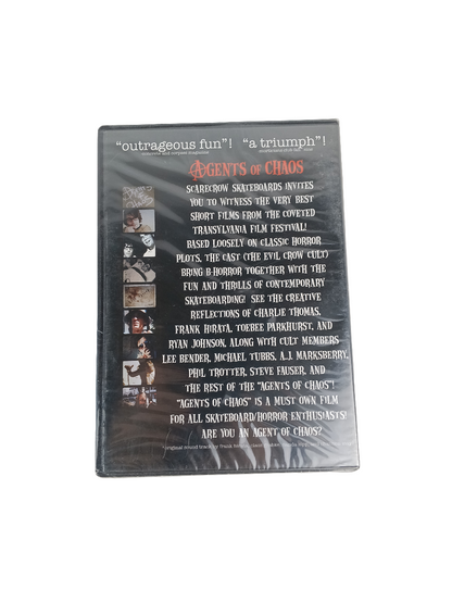 Scarecrow Skateboards Agents Of Chaos 2012 Sealed DVD Video