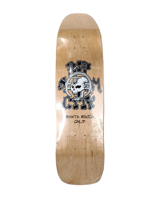 Rip City Skull Blank Black Grey Size 8.75 Shaped Skateboard Deck