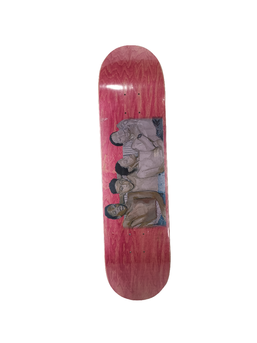 MaxAllure Sunniva Wyller Kids Pink Woodgrain Size 8.125 Vintage NOS Deck