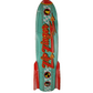 Krooked Zip Zinger By Krooked Rocket Ship Teal Red Yellow Size 7.2" Vintage Die-Cut NOS Cruiser Deck