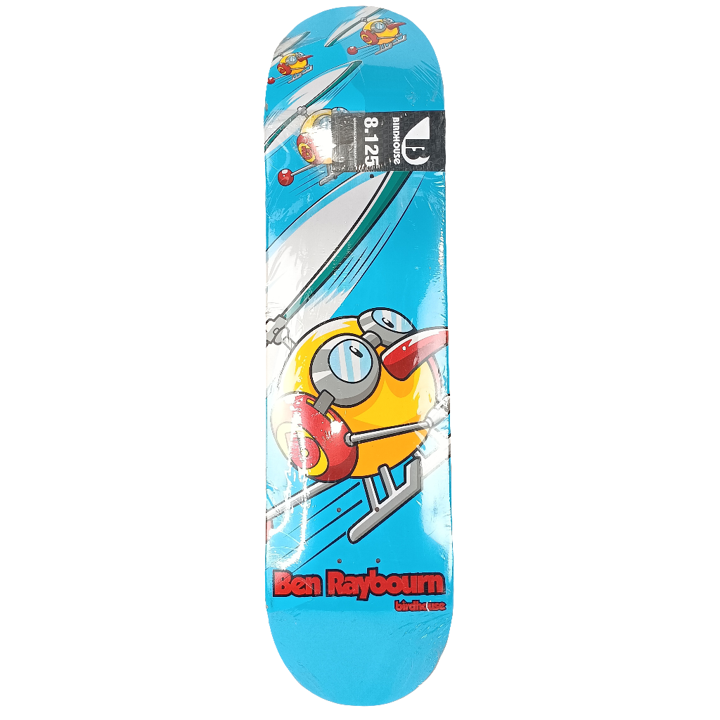 Birdhouse Ben Raybourn Chopper Bird Blue 8.125" Skateboard Deck