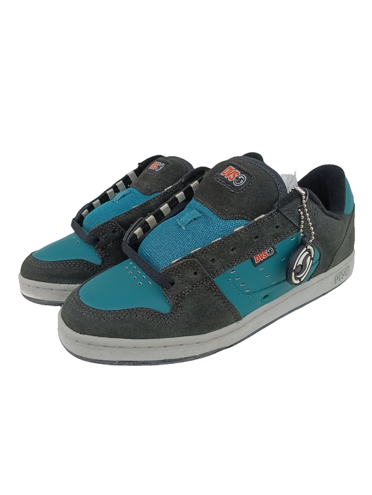 DVS Sanction Grey Aqua Suede Size 8.5 Shoes