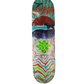 Lurkville USA Hummingbird Bear Eyes Psychedelia Tye Dye Multi Size 8.3" Vintage NOS Deck