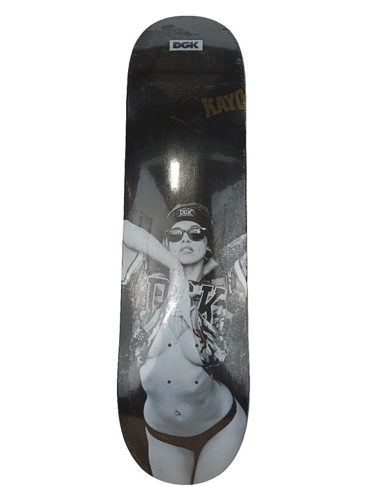 DGK Chola Portrait Black White Size 8 Skateboard Deck