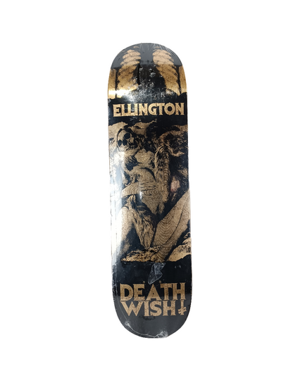 Deathwish Erik Ellington Colors Of Death 2 Black Gold Size 8.25 Vintage NOS Deck