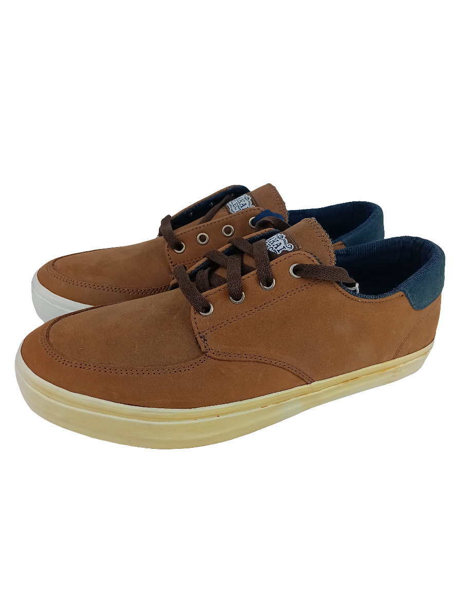 Lakai Belmont Brown Leather Size 10 Shoes